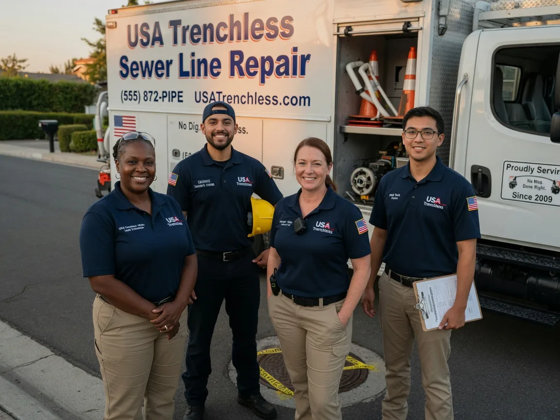 Sewer Line Repair company in Tenstrike, MN